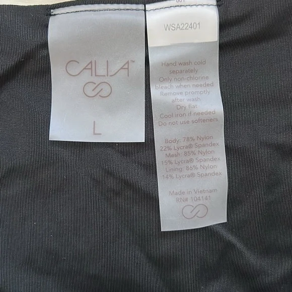 NWT Calia Color Block Twist Front Bikini - Picture 8 of 9